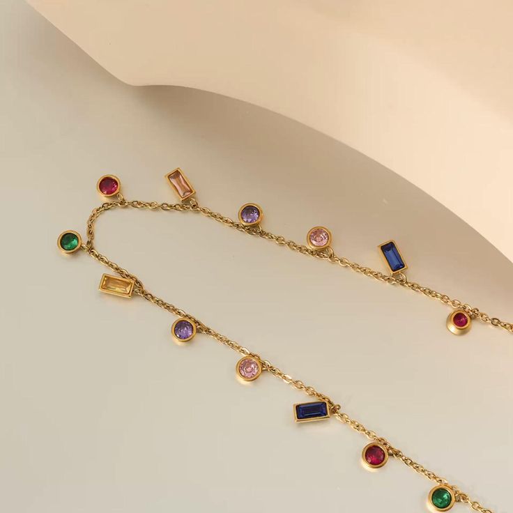 Square & Sphere Shine Chain