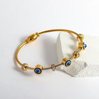 Evil Eye Bracelet Gold