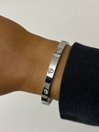 Kada Crystal Bracelet fully studded Silver