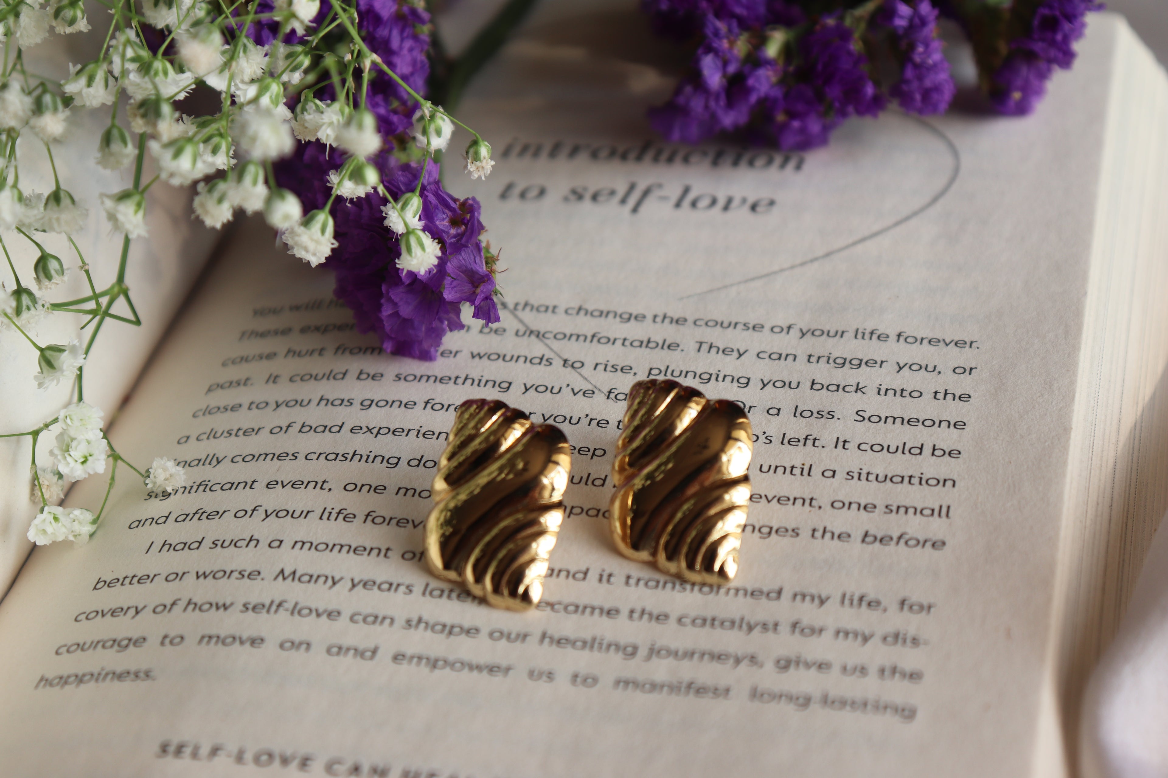 Golden Cascade Earrings