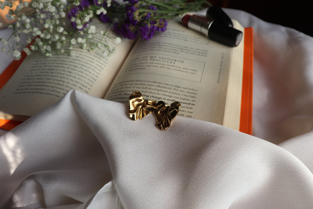 My Heart goes golden Earrings