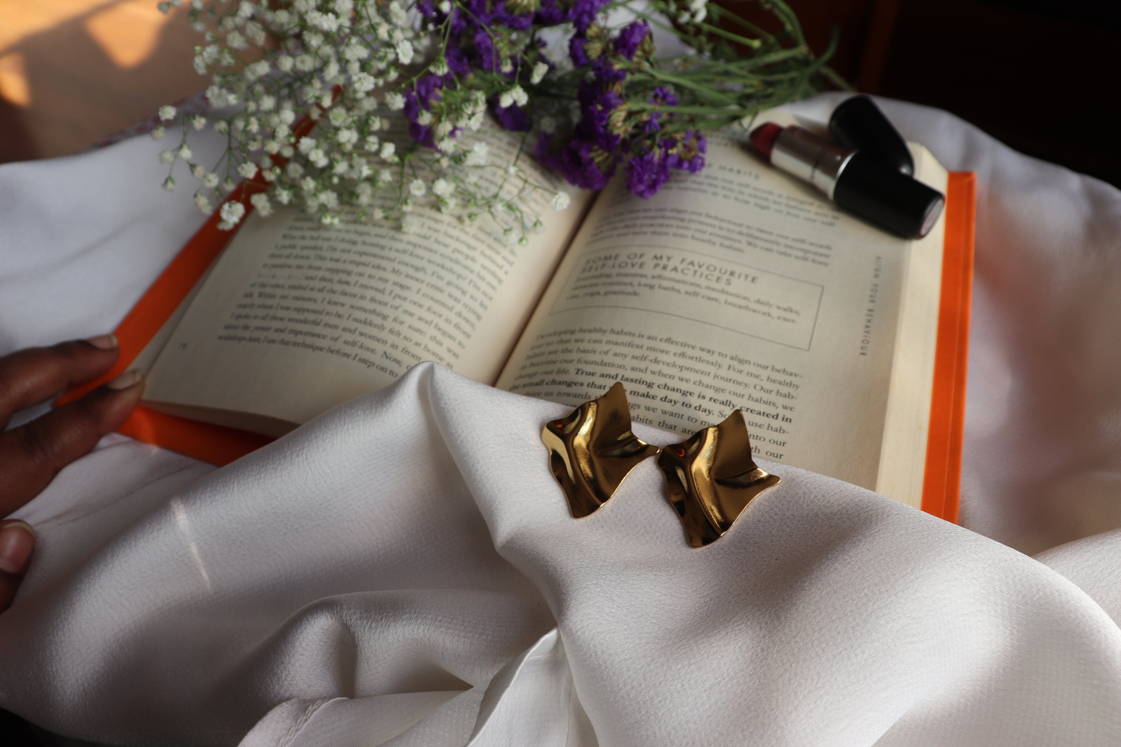 Golden Ripple Earrings