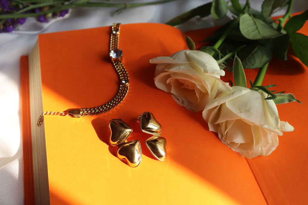 Golden Love Stack Earrings