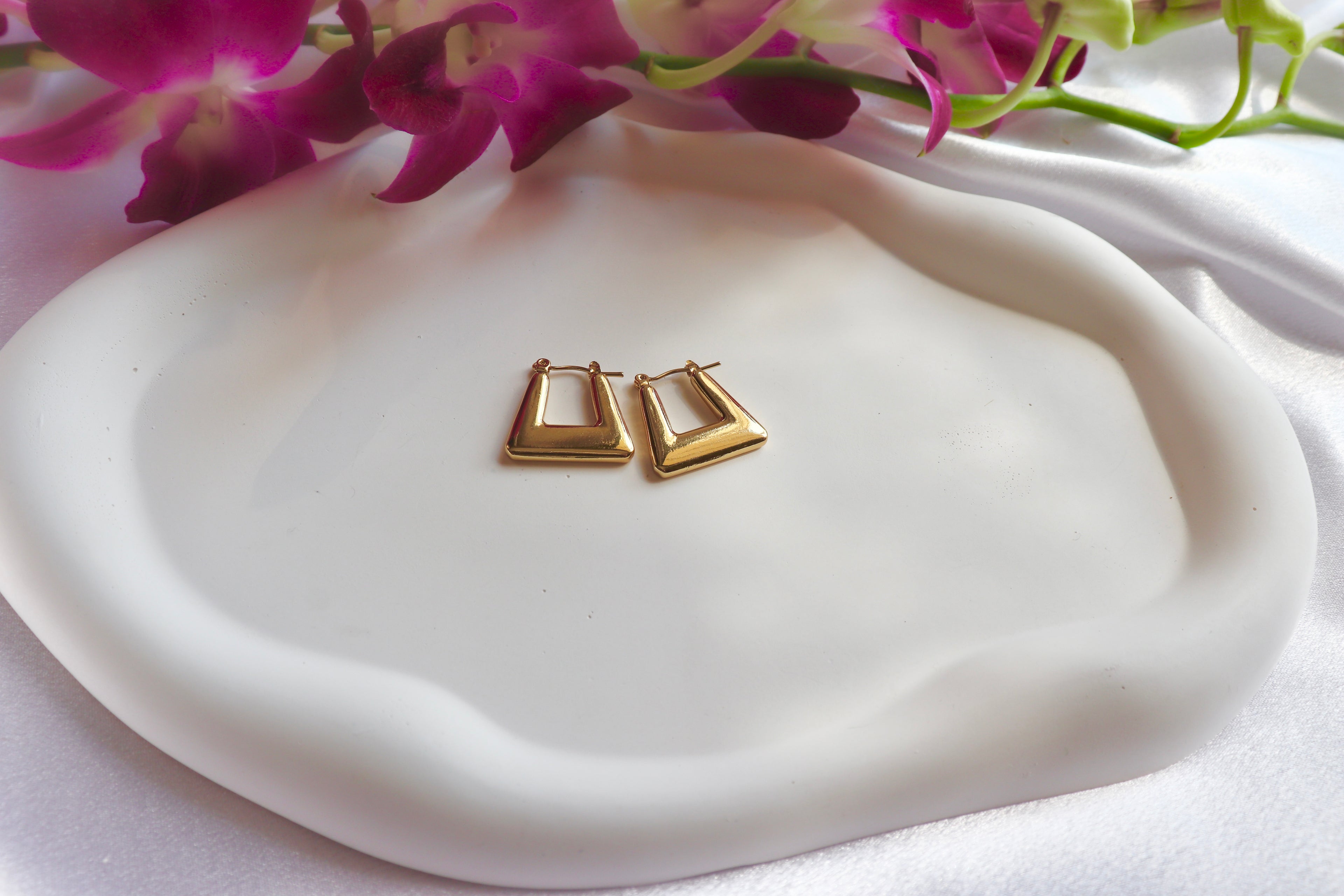 Golden Goddess Hoops