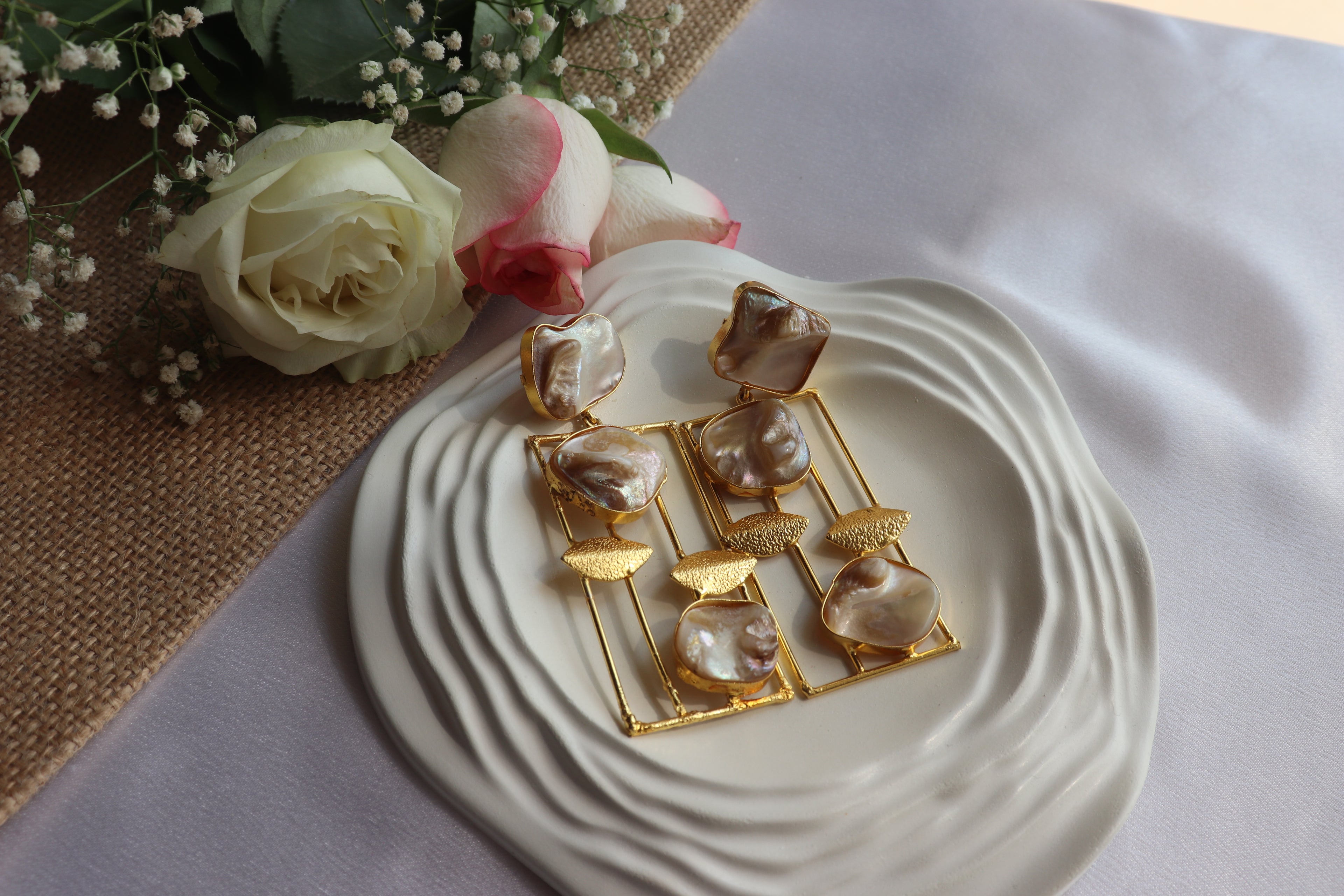 Golden Prism Earrings