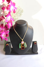 Eternal Gem Necklace With Earrings