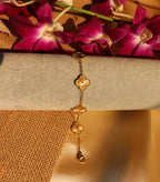 Golden Clover Chain Bracelet