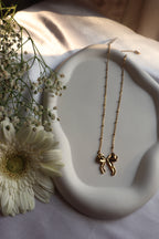 Dainty Bow Tie Necklace