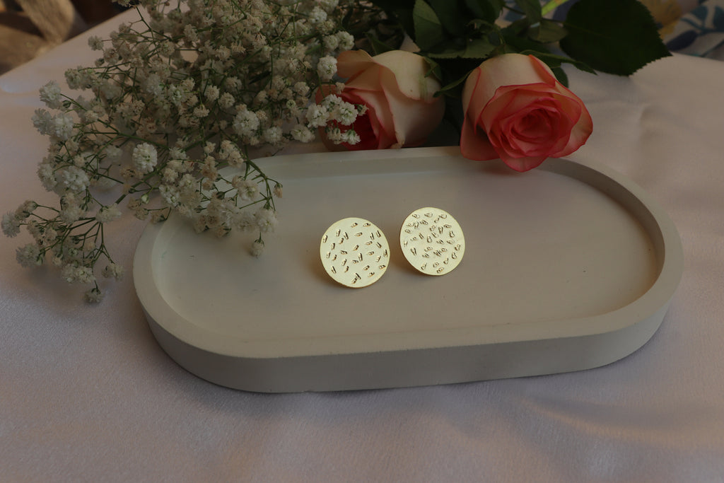 Brass Sunburst Texture Discs