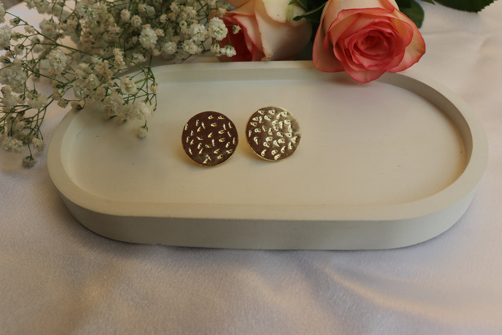 Brass Sunburst Texture Discs