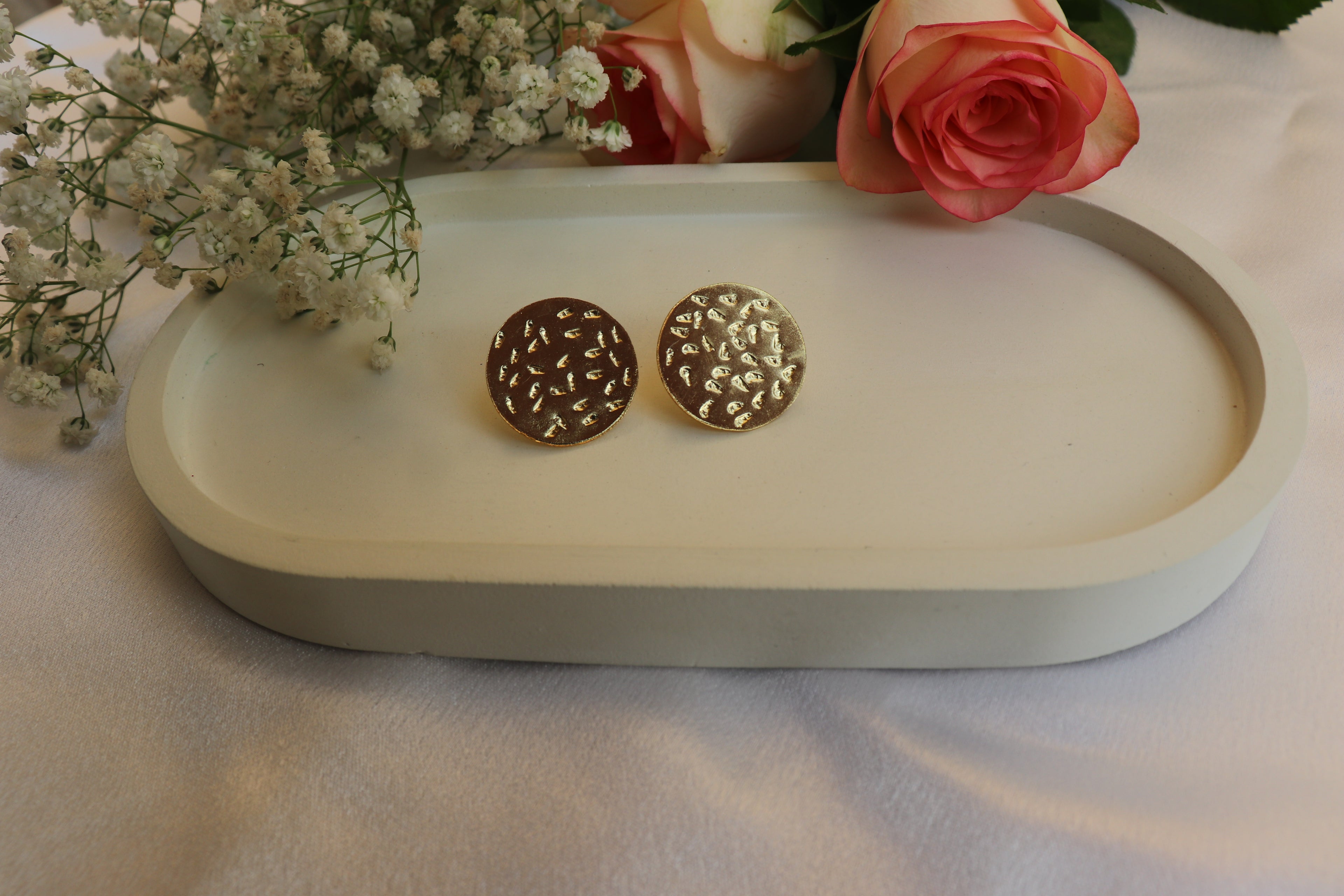 Brass Sunburst Texture Discs