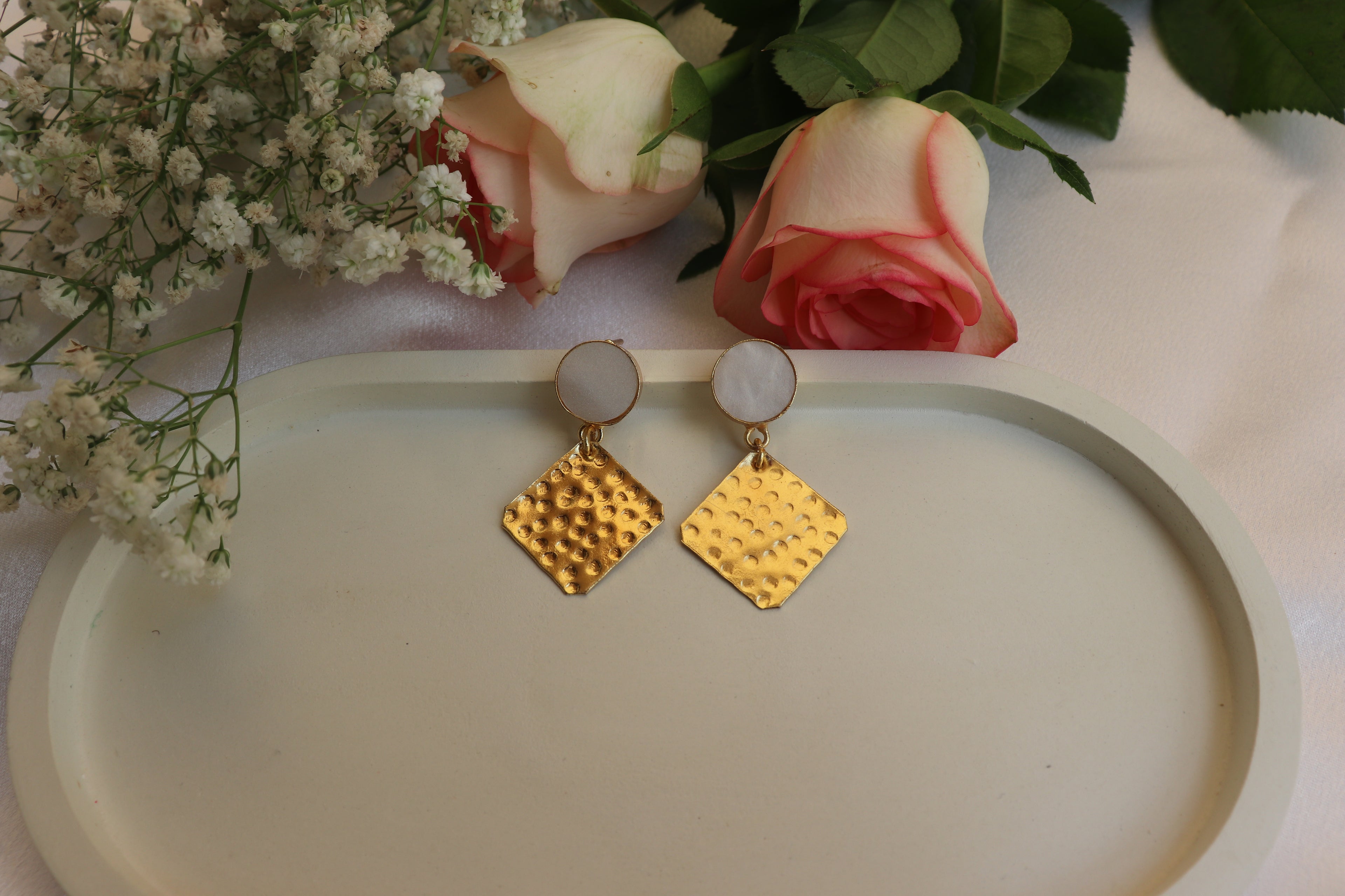 Brass Texture Dangles