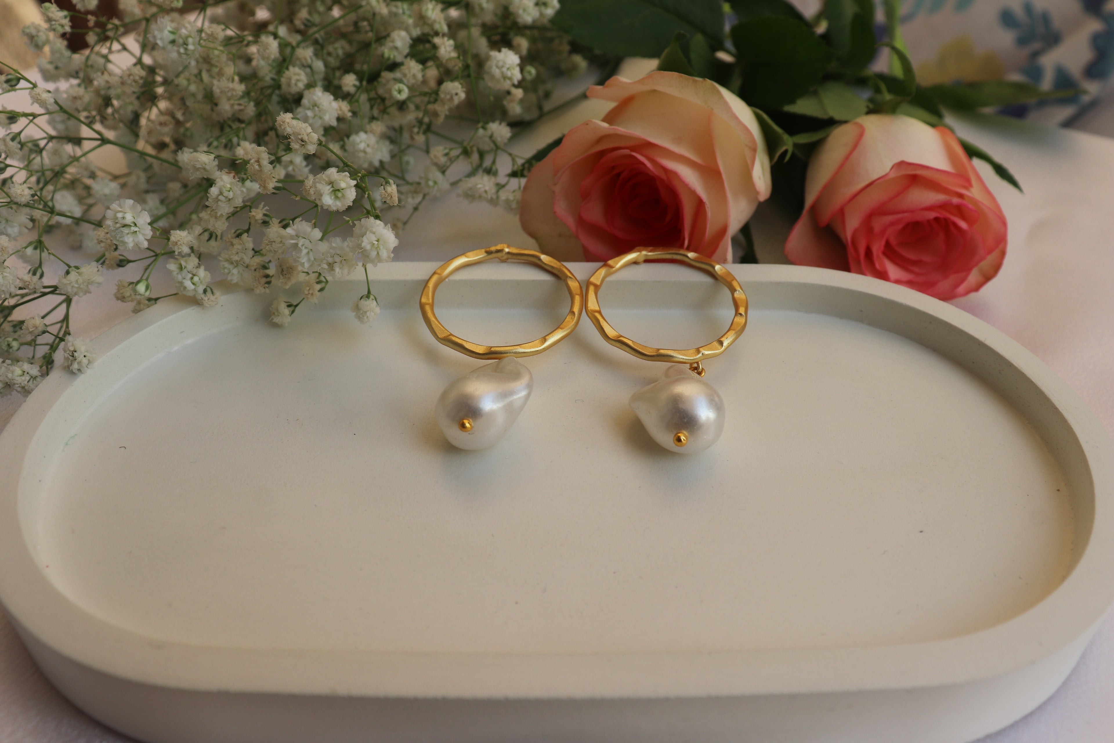 Golden Orbit Stone Drops (Copy)