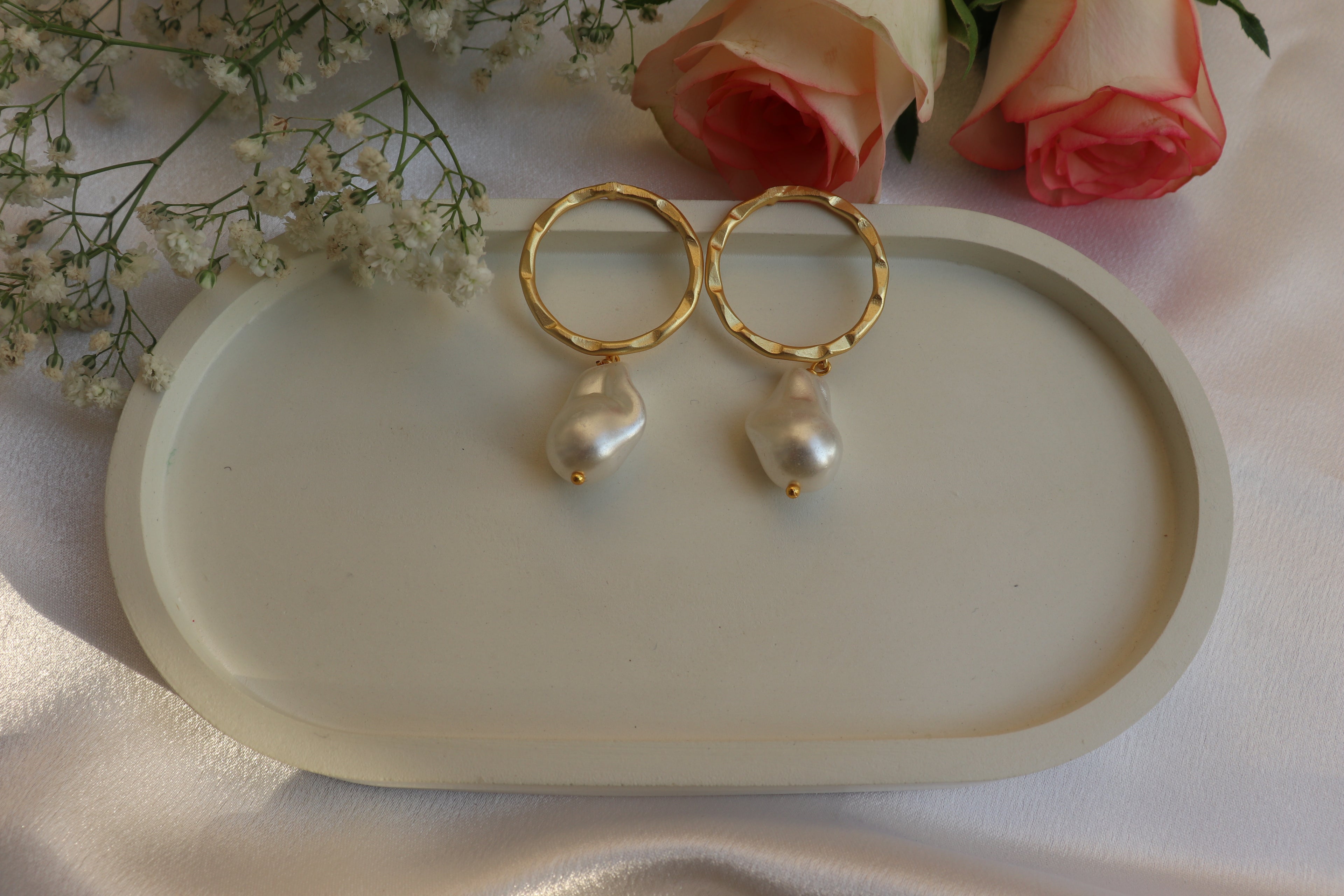 Golden Orbit Stone Drops (Copy)