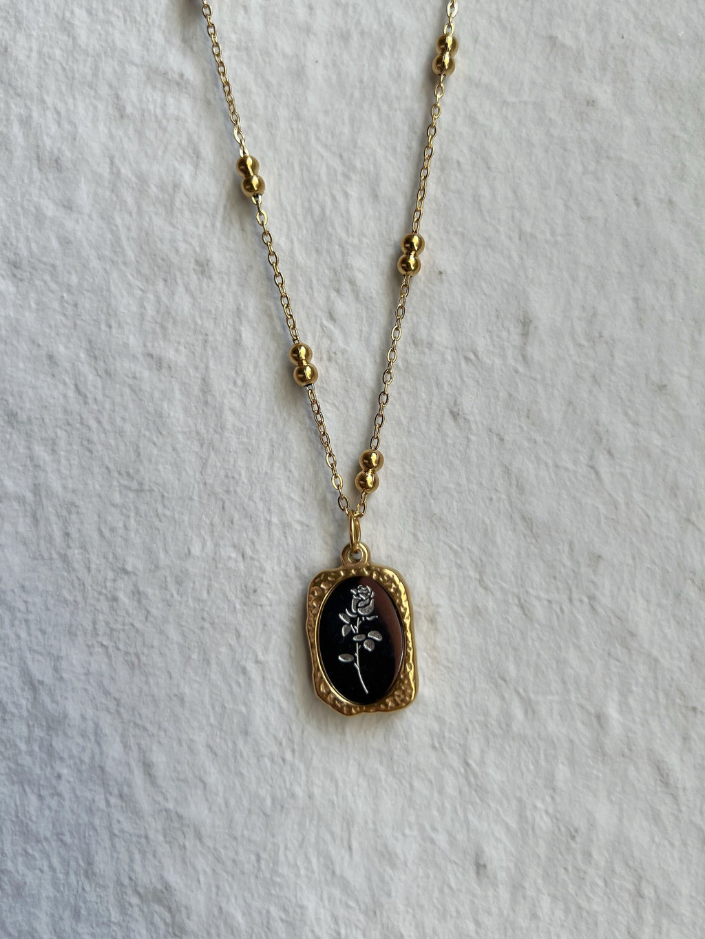 Beauty & the Beast Dual Glow Rose Pendant