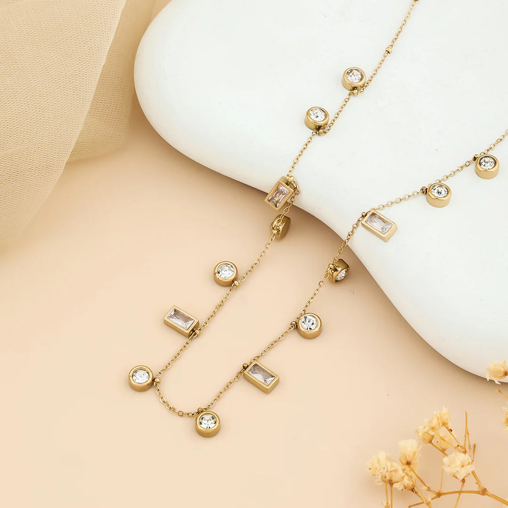 Square & Sphere Shine Chain