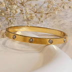 Kada Crystal Bracelet fully studded gold