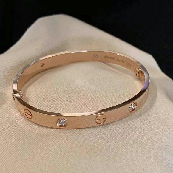 Kada Crystal Bracele Rose Gold