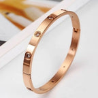 Kada Crystal Bracelet fully studded Rose Gold