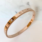 Kada Crystal Bracele Rose Gold