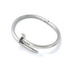 Nail Bracelet Silver