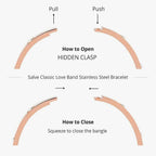 Kada Crystal Bracelet fully studded Rose Gold