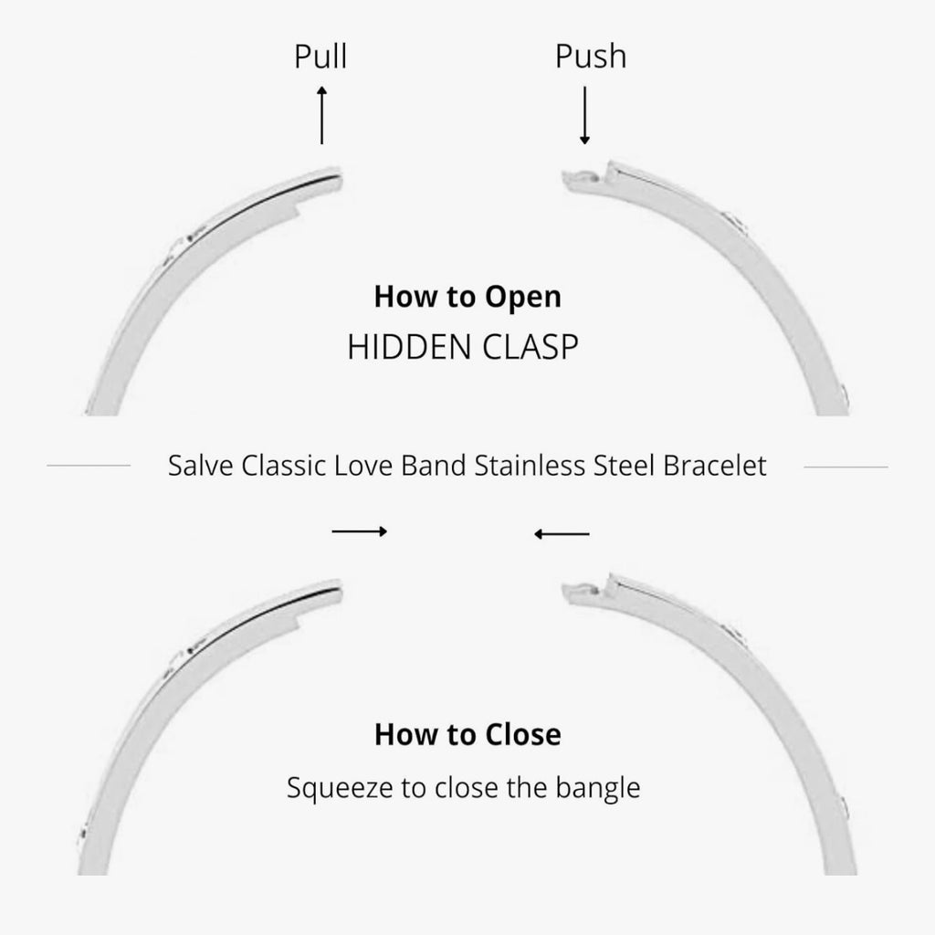 Kada Crystal Bracelet Bare Silver