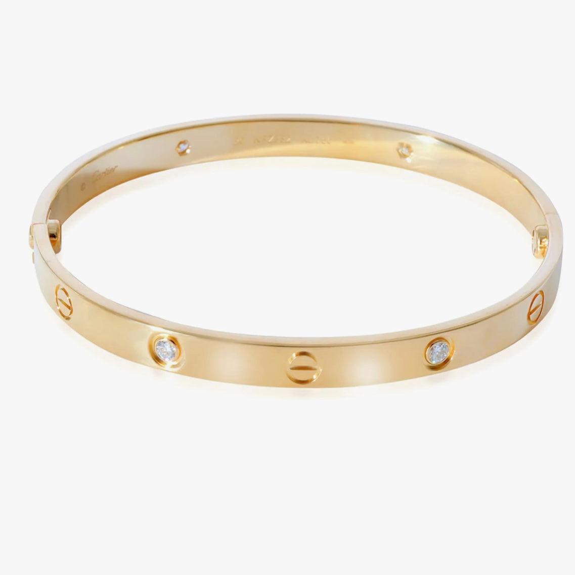 Kada Crystal Bracelet Gold