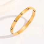 Kada Crystal Bracelet fully studded gold