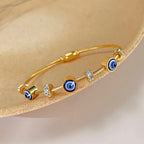 Evil Eye Bracelet Gold
