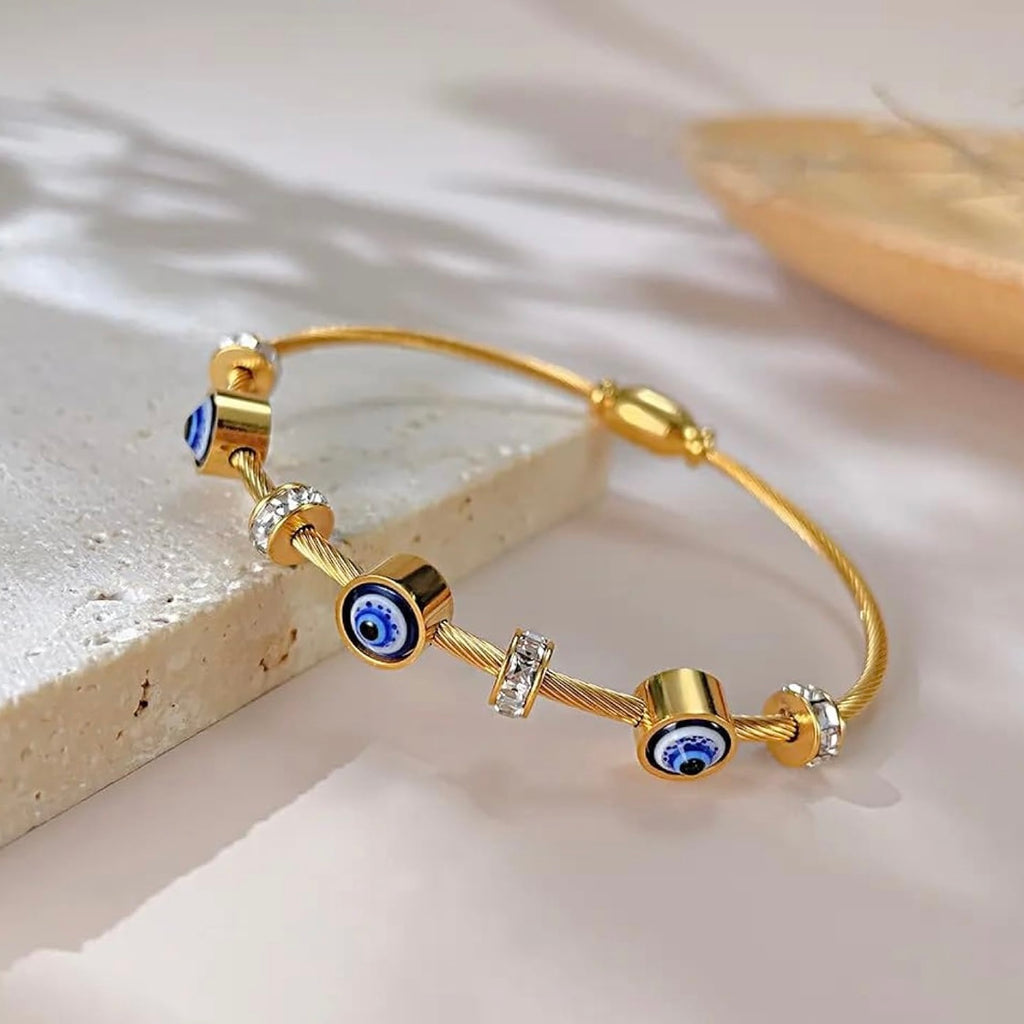 Evil Eye Bracelet Gold