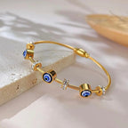 Evil Eye Bracelet Gold