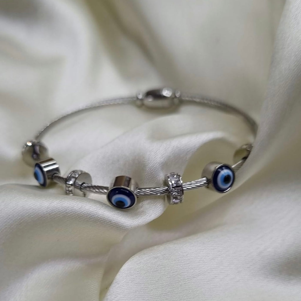 Evil Eye Bracelet Silver