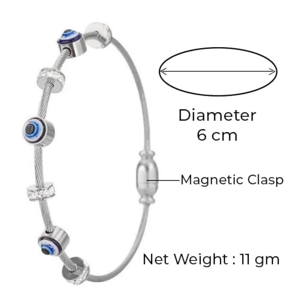 Evil Eye Bracelet Silver