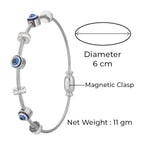 Evil Eye Bracelet Silver