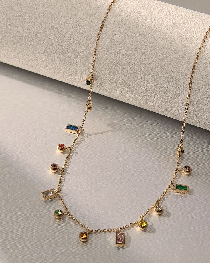 Square & Sphere Shine Chain